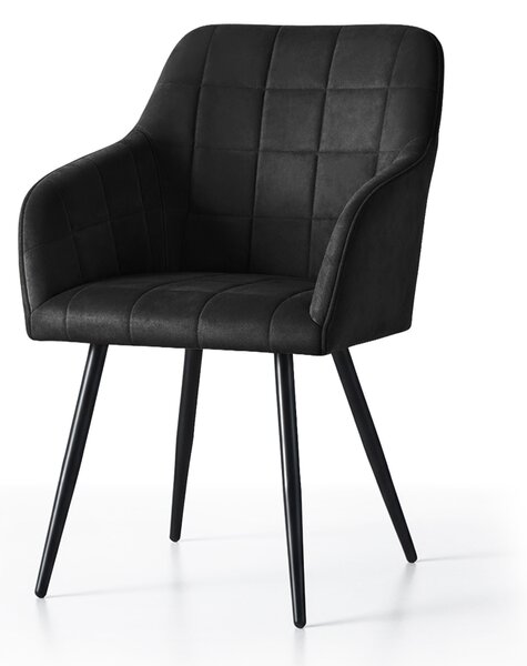 Set blagovaonskih stolica (2 kom.) Luxembourg (crna)