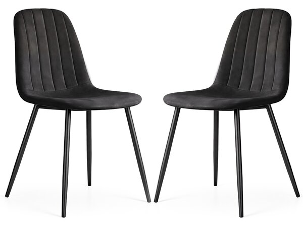 Zondo.hr Set blagovaonskih stolica (2 kom.) Lumbo (crna). Akcija -15%. 1152360