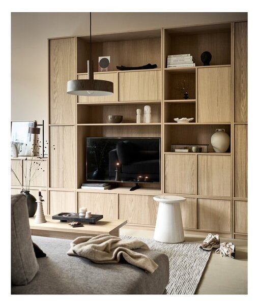 Modularna TV komoda u dekoru hrasta u prirodnoj boji 110x44 cm Modulair – vtwonen