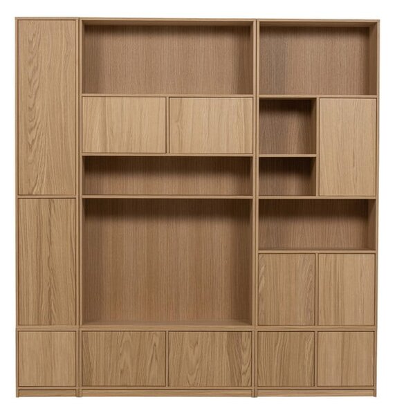 Modularna TV komoda u dekoru hrasta u prirodnoj boji 110x44 cm Modulair – vtwonen