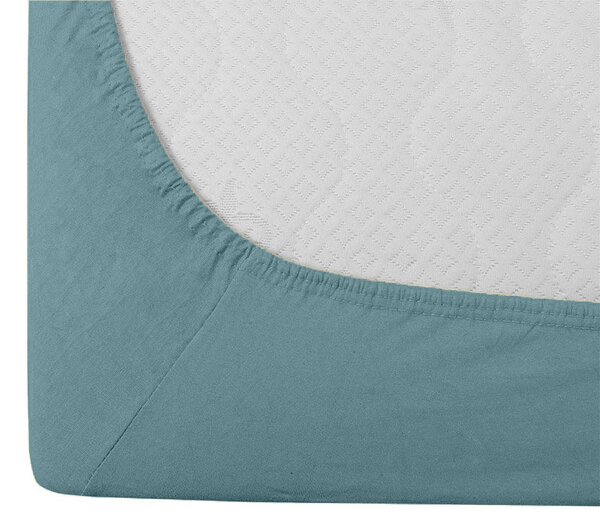 Jersey plahta EXCLUSIVE tirkizna 180 x 200 cm