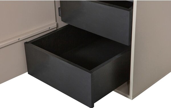 Krem modularni garderobni ormar od masivnog bora 50x200 cm Daily – vtwonen