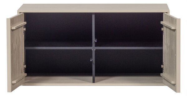 Krem modularni garderobni ormar od masivnog bora 100x50 cm Daily – vtwonen