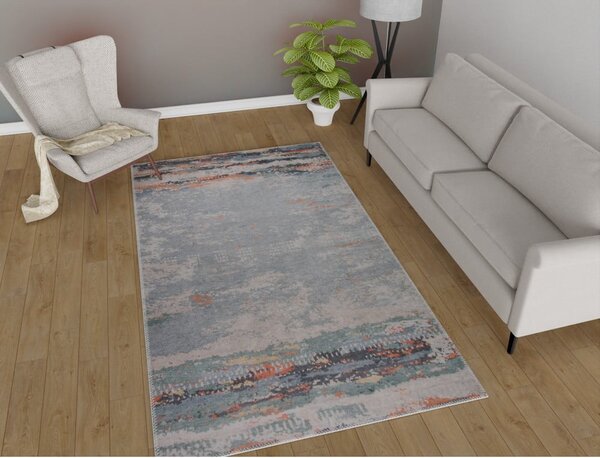 Sivi perivi tepih 80x50 cm - Vitaus