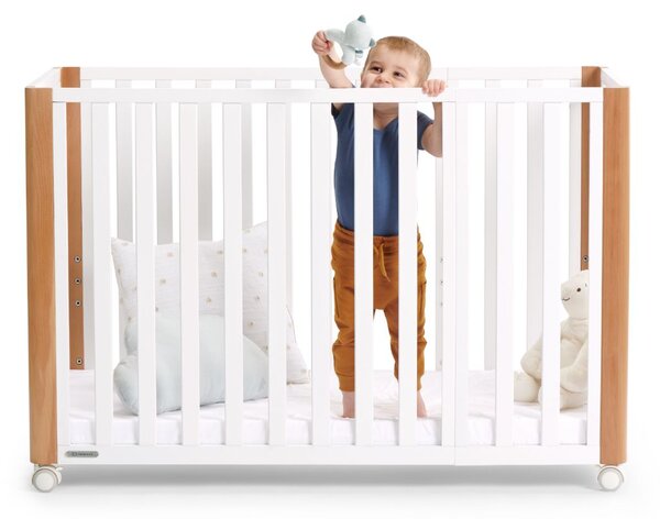 Kinderkraft krevetić Koya + Madrac - White