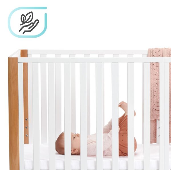 Kinderkraft krevetić Koya + Madrac - White