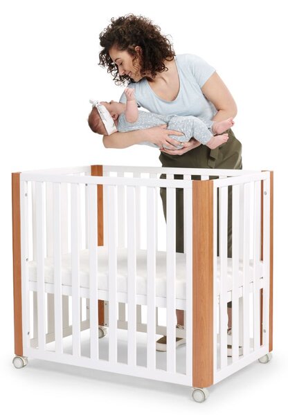 Kinderkraft krevetić Koya + Madrac - White