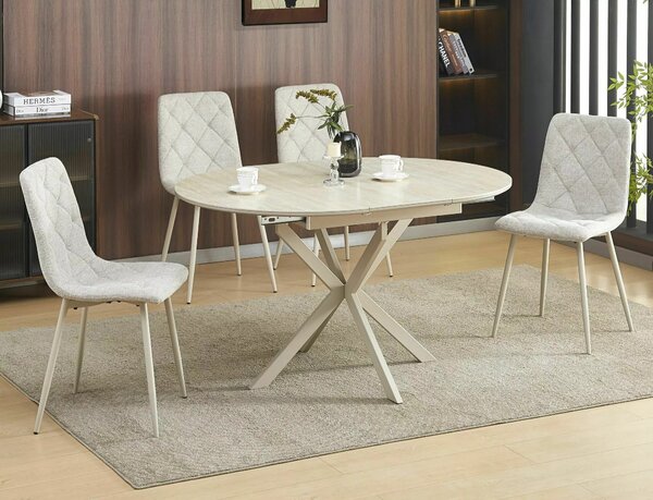 Blagovaonski stol Gamison Ceramic 100 (kašmir + bež) (za 4 osobe)