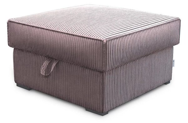 Svijetlo ljubičasta tabure SMART COSARO s prostorom za pohranu 65x65 cm