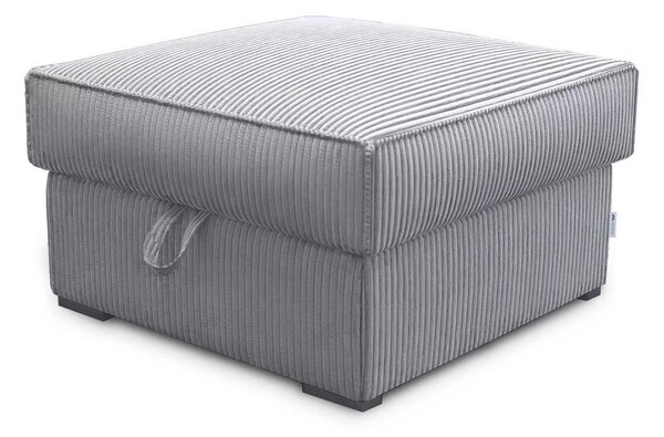 Tabure SMART COSARO XL s prostorom za pohranu 71x71 cm, svijetlosivi