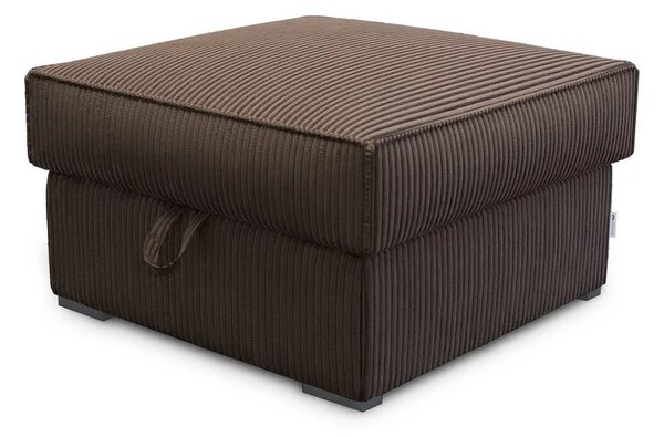 Tamnosmeđi tabure SMART COSARO s prostorom za pohranu 65x65 cm