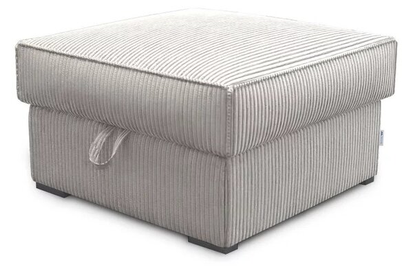 Svjetlobež tabure SMART COSARO s prostorom za pohranu 65x65 cm