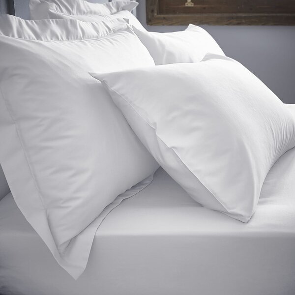 Jastučnice u setu 2 kom od pamučnog perkala 50x75 cm Cotton Percale – Bianca
