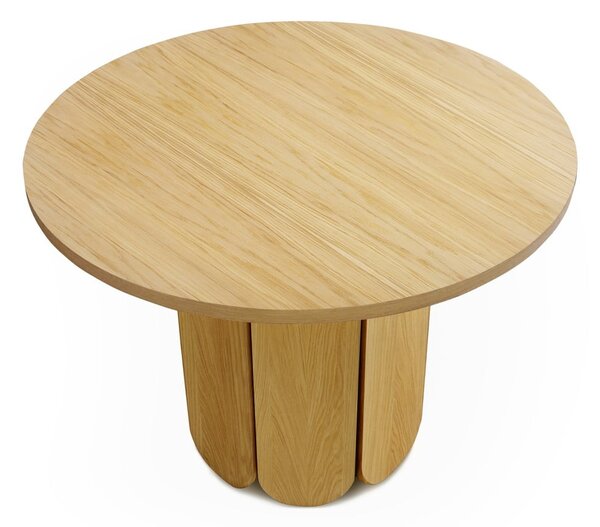 Blagovaonski stol u hrastovom dekoru Woodman Soft, ø 98 cm