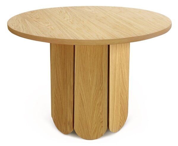 Blagovaonski stol u hrastovom dekoru Woodman Soft, ø 98 cm