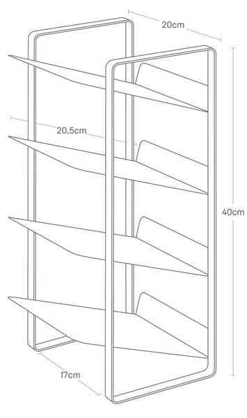 Stalak za staklenke Tower – YAMAZAKI