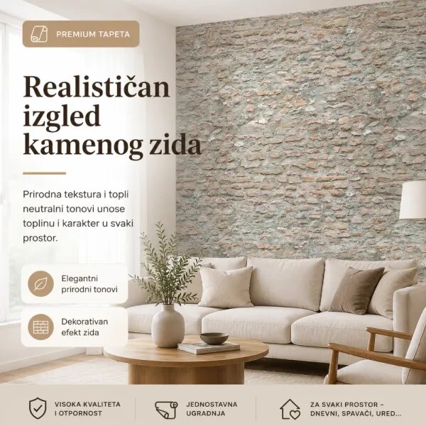 Samoljepljiva tapeta - Rustic Brick