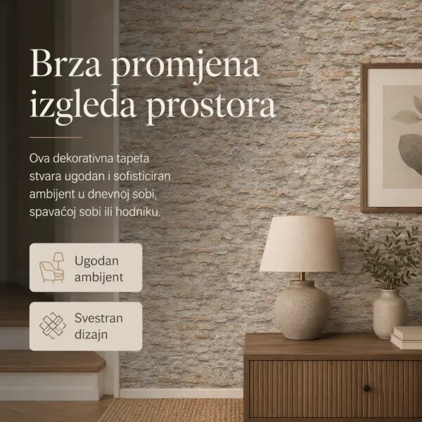 Samoljepljiva tapeta - Rustic Brick