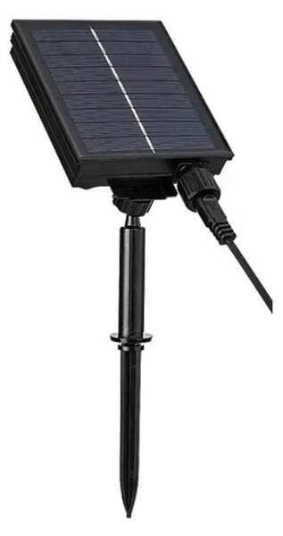 ZIRC SOLARNA SVJETILJKA LED 3,6W/CRNA/IP44/35lm RA77165