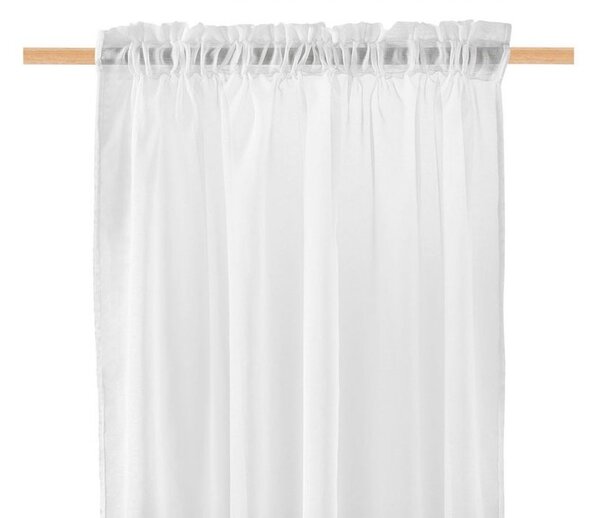 Elegantna bijela zavjesa za prozore 140 x 250 cm