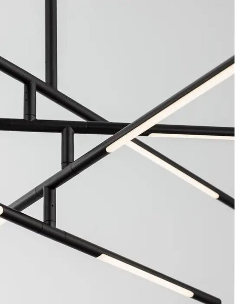 RACCIO VISILICA LED 48W/3000K/3633lm/DIMM/IP20/CRNA NL9180780