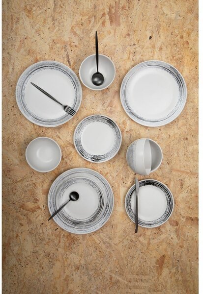 Crni pribor 16 kom od nehrđajućeg čelika Modern retro – Premier Housewares