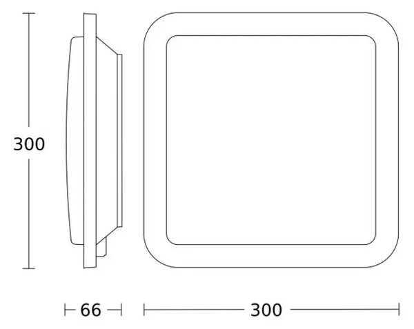 LED STROPNA SVJETILJKA RS D2 S 8,8W 3000K 886lm RS D2 S