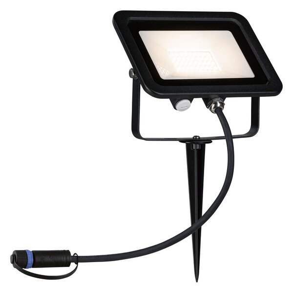 Paulmann Plug & Shine reflektor s pljuvačkom 16W, prigušiva, Crno, Metal