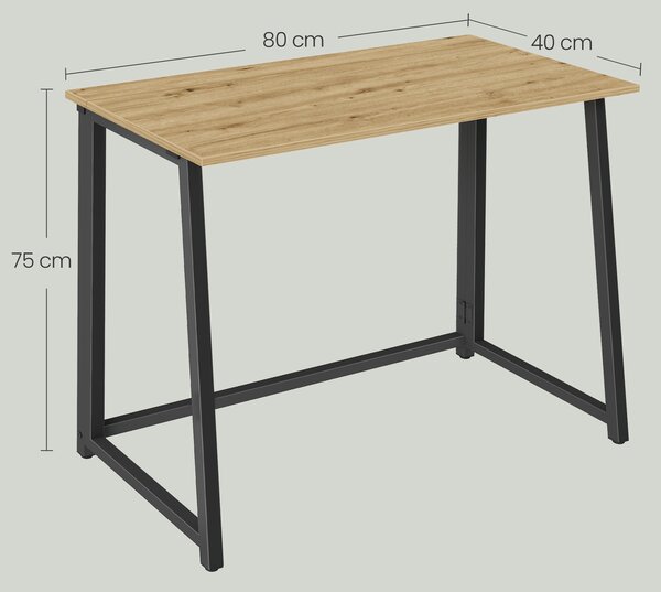 Sklopivi pisaći stol ZARIMO 80x40 cm, dub artisan