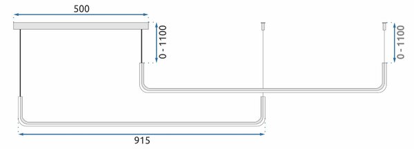 Viseća stropna lampa Led APP980-1CP