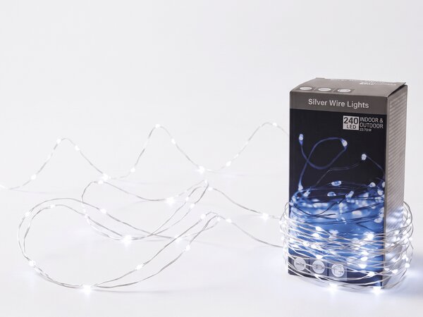 Svjetlosni lanac 240 LED vanjski/unutarnji 23,9 m, bijela