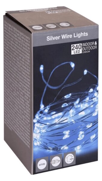 Svjetlosni lanac 240 LED vanjski/unutarnji 23,9 m, bijela