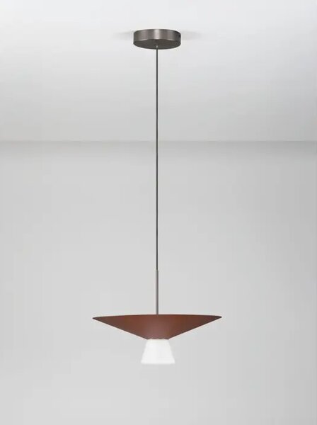 Tanka cilindrična LED visilica Nova Luce Baris (Triac dimabilna), 9W, smeđa NL9009318