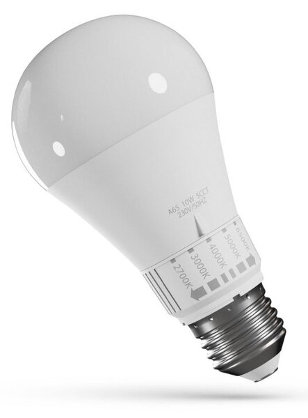 LED žarulja 5 boja svjetla GLS E27 230V 10W 5CCT