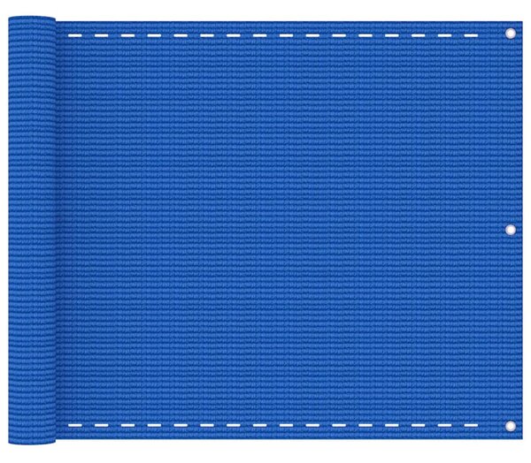 VidaXL Balkonski zastor plavi 75 x 400 cm HDPE