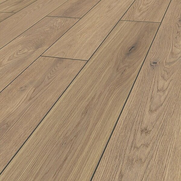 LOGOCLIC Vinto Laminat Classic Flinton (Rustikalni pod, 1.288 x 195 x 8 mm) + BAUHAUS jamstvo 20 godina