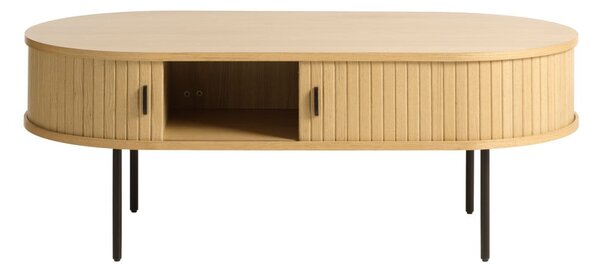 Stolić u dekoru hrasta u prirodnoj boji 60x120 cm Nola - Unique Furniture