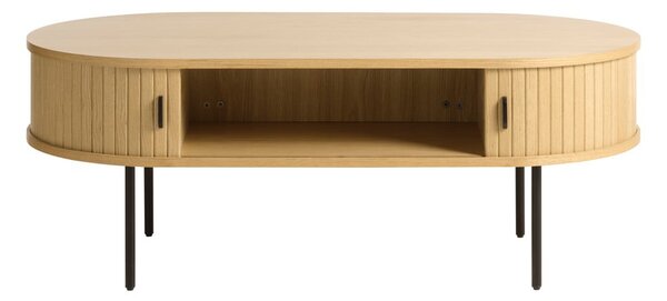 Stolić u dekoru hrasta u prirodnoj boji 60x120 cm Nola - Unique Furniture