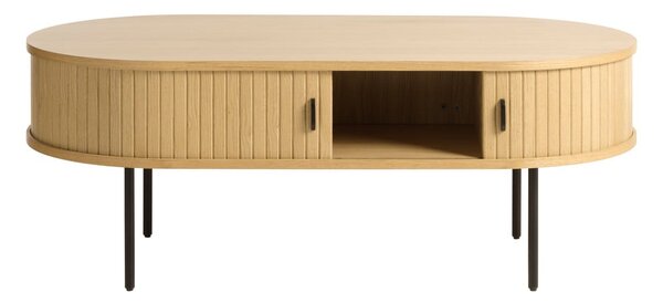 Stolić u dekoru hrasta u prirodnoj boji 60x120 cm Nola - Unique Furniture