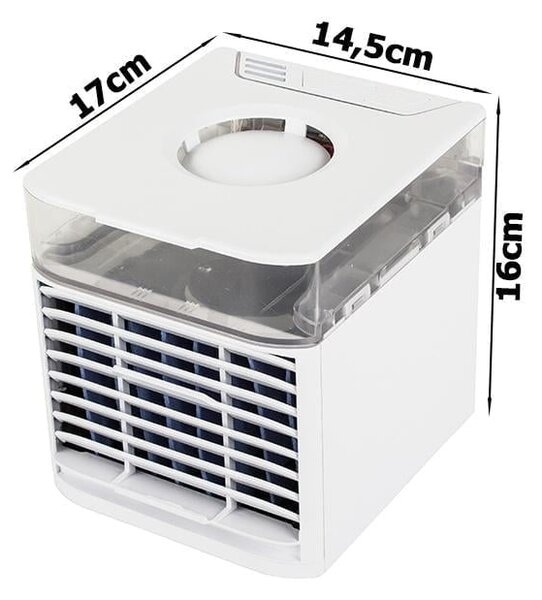 Prijenosni mini klima uređaj arctic air cooler rgb led 0.5l