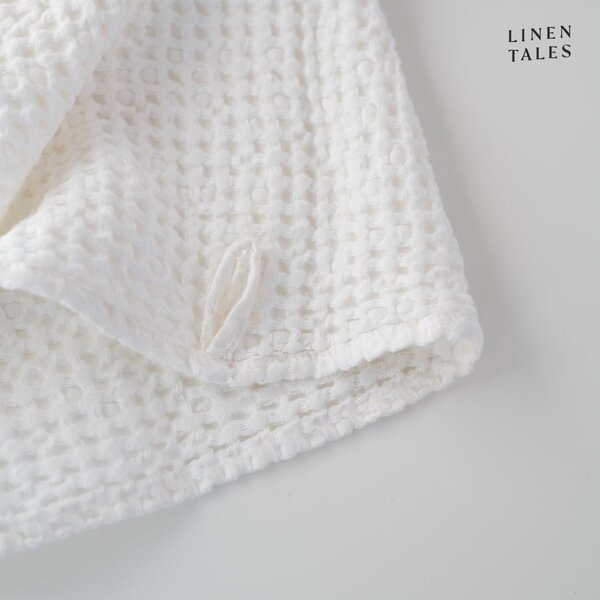 Bijeli ručnici i ručnici za kupanje u setu od 3 kom Honeycomb - Linen Tales