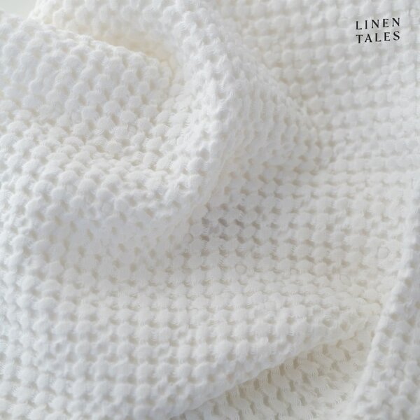 Bijeli ručnici i ručnici za kupanje u setu od 3 kom Honeycomb - Linen Tales