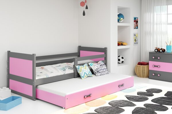 Krevet RICO 90x200 s dodatnim ležajem 90x200 - GRAFIT (više boja)