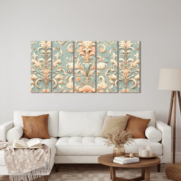 5-dijelna slika vintage ornamenti