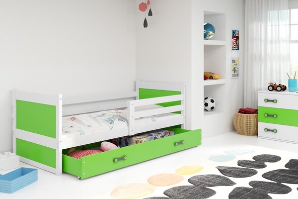 Krevet RICO 90x200 s ladicom + GRATIS ležište -BIJELA (VIŠE BOJA)