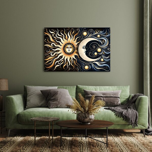 Slika sunce i luna