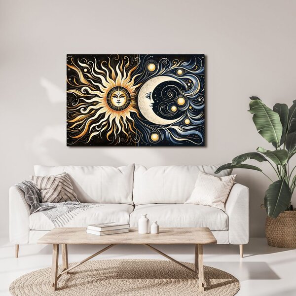 Slika sunce i luna