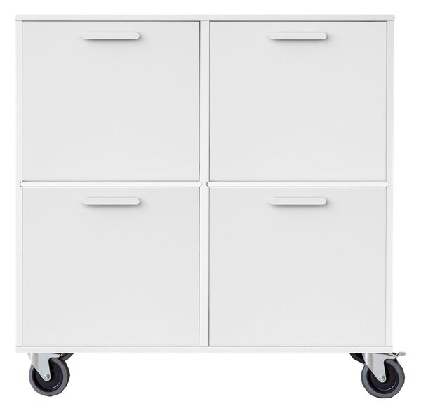 Bijela niska komoda 89x82 cm Keep by Hammel - Hammel Furniture