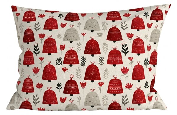 Pamučna jastučnica CHRISTMAS BELLS 50x70 cm, šarena
