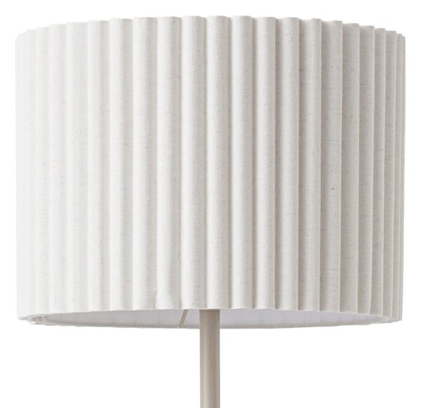 Podne Lampa Lindby, Libbie, Bež, Dnevna soba, Tkanina / tekstil, Skandinavski